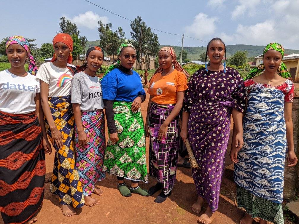 Group photo of celebration participants